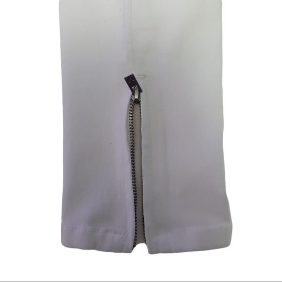 NWOT Martha Stewart Knit Denim Ankle Jeans Pull-on Women's Size 6 White - Picture 9 of 11